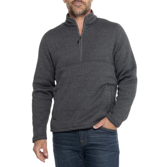 (取寄) エディーバウアー チャンネル セーター - ジップ ネック Eddie Bauer Channel Sweater - Zip Neck  H. Turbulence