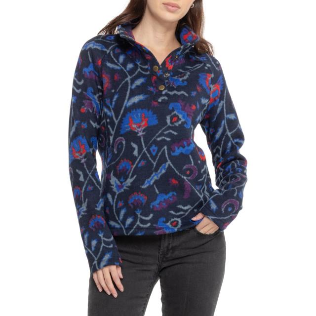 (取寄) シェルパ アドベンチャー ギア ブータン セーター - スナップ ネック Sherpa Adventure Gear Bhutan Sweater - Snap Neck  Rathee Blue Floral