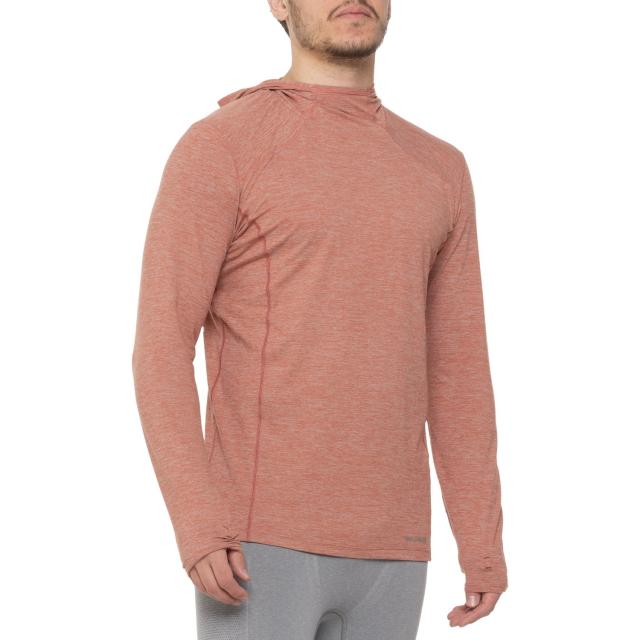 (取寄) ホットチリ クリマ-テック ベース レイヤー ブーディ - Upf 30+ Hot Chillys Clima-Tek Base Layer Hoodie - UPF 30+  Redwood Heather