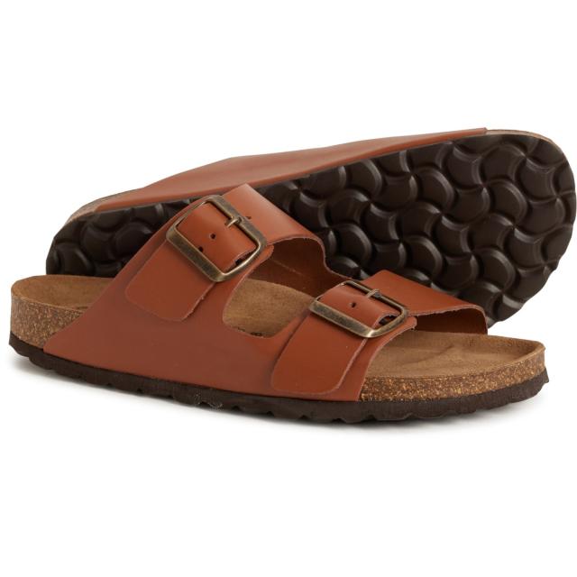 (取寄) メンズ メイド イン スペイン 2-バンド バックル サンダル BIO GREEN men Made in Spain 2-Band Buckle Sandals (For Men)  Cognac