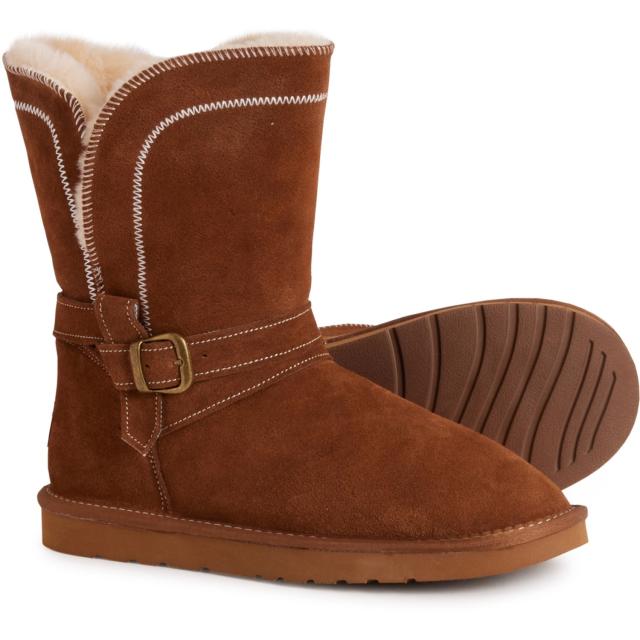 (取寄) ラモ レディース ヴァネッサ シャーリング-ラインド ブーツ LAMO women Vanessa Shearling-Lined Boots (For Women)  Chestnutの通販はその他ブーツ