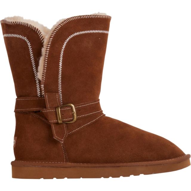 (取寄) ラモ レディース ヴァネッサ シャーリング-ラインド ブーツ LAMO women Vanessa Shearling-Lined Boots (For Women)  Chestnutの通販は