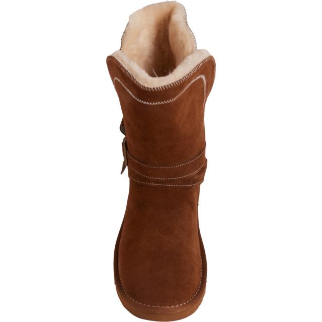 (取寄) ラモ レディース ヴァネッサ シャーリング-ラインド ブーツ LAMO women Vanessa Shearling-Lined Boots (For Women)  Chestnutの通販は