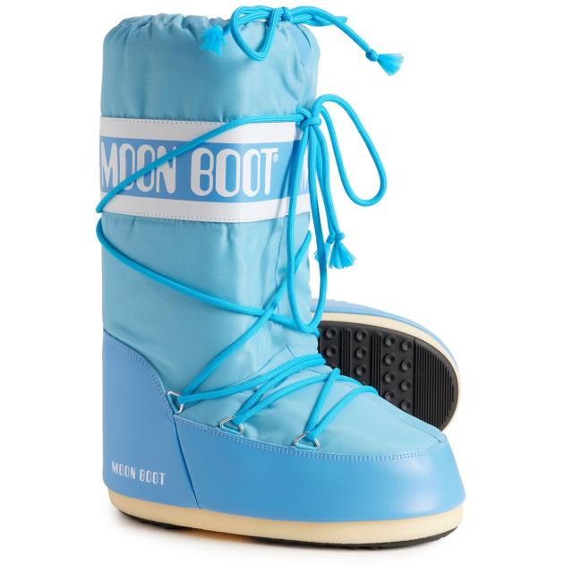(取寄) レディース アイコン ブーツ MOON BOOTS women Icon Boots (For Women)  Alaskan Blue