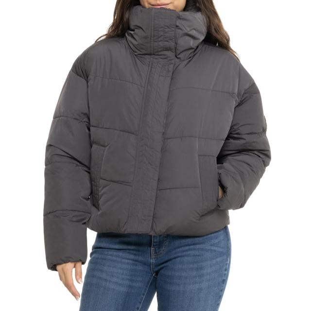 (取寄) アルペンロック ピーク パファー リ クロップ ジャケット - インサレーテッド Alp-n-Rock Peak Puffer II Crop Jacket - Insulated  Shale