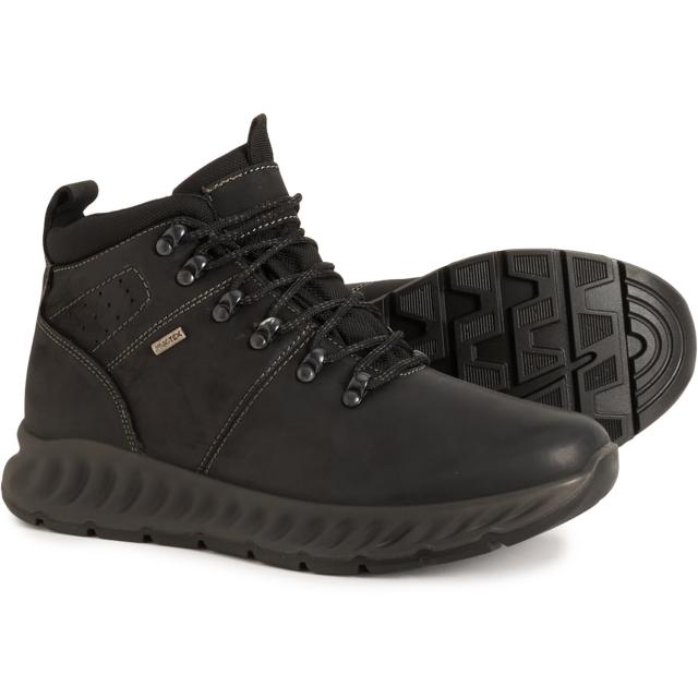 (取寄) メンズ メイド イン イタリー レース-アップ アウトドア ブーツ IMAC men Made in Italy Lace-Up Outdoor Boots (For Men)  Black Black