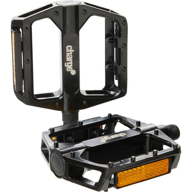 (取寄) フラッツ マウンテン プラットフォーム バイク ペダルズ - ペア CHARGE Flat Mountain Platform Bike Pedals - Pair  Black