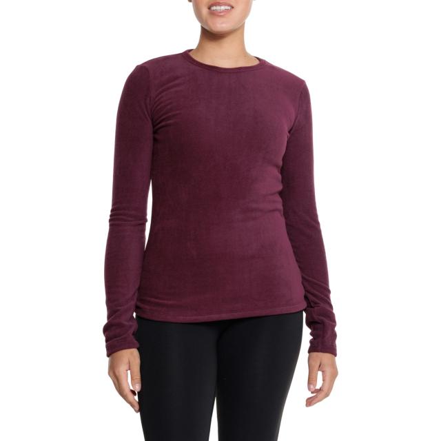 (取寄) カドルダッツ フリースウェア ストレッチ ベース レイヤー トップ - ロング スリーブ Cuddl Duds FleeceWear Stretch Base Layer Top - Long Sleeve Grapeの通販は