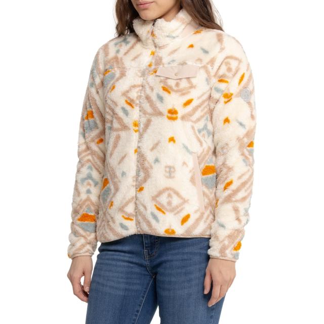 (取寄) ジェリー テラ プリンテッド ハイ-パイル フリース ジャケット - フル ジップ Gerry Terra Printed High-Pile Fleece Jacket - Full Zip  Buttercream Alpineの通販は