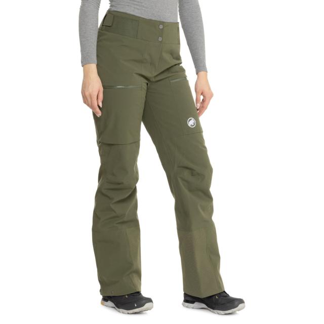 (取寄) マムート ストーニー ハード シェル サーモ スキー パンツ - インサレーテッド Mammut Stoney Hard Shell Thermo Ski Pants - Insulated  Dark Marsh