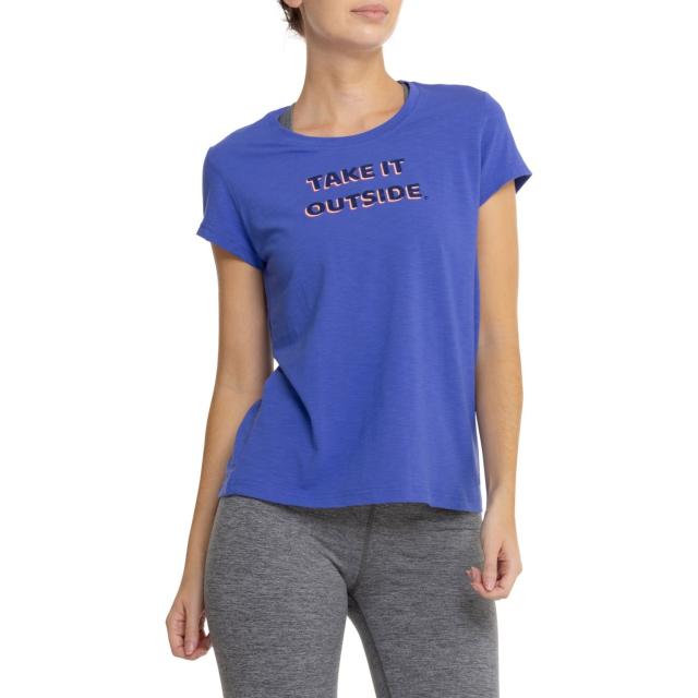 (取寄) クリームソンクローバー アイラ グラフィック シャツ - Upf 40+, ショート スリーブ Krimson Klover Aila Graphic Shirt - UPF 40+, Short Sleeve  Outsideの通販は