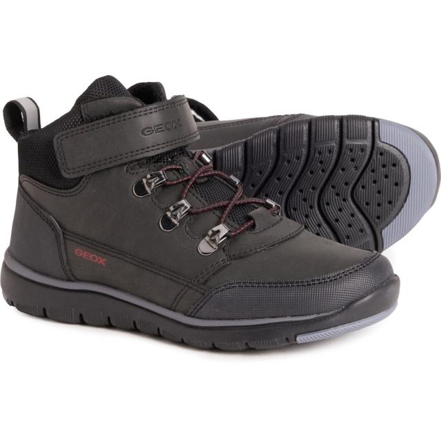 (取寄) ジェオックス ボーイズ ズンデイ アンクル ブーツ Geox Boys Xunday Ankle Boots Blackの通販は