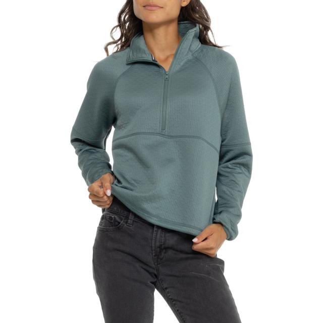 (取寄) エディーバウアー シャツ - ジップ ネック Eddie Bauer Windflower Shirt - Zip Neck  North Atlantic