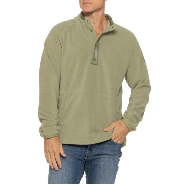 (取寄) ストレイフ アヤックス フリース セーター - スナップ ネック Strafe Ajax Fleece Sweater - Snap Neck  Moss