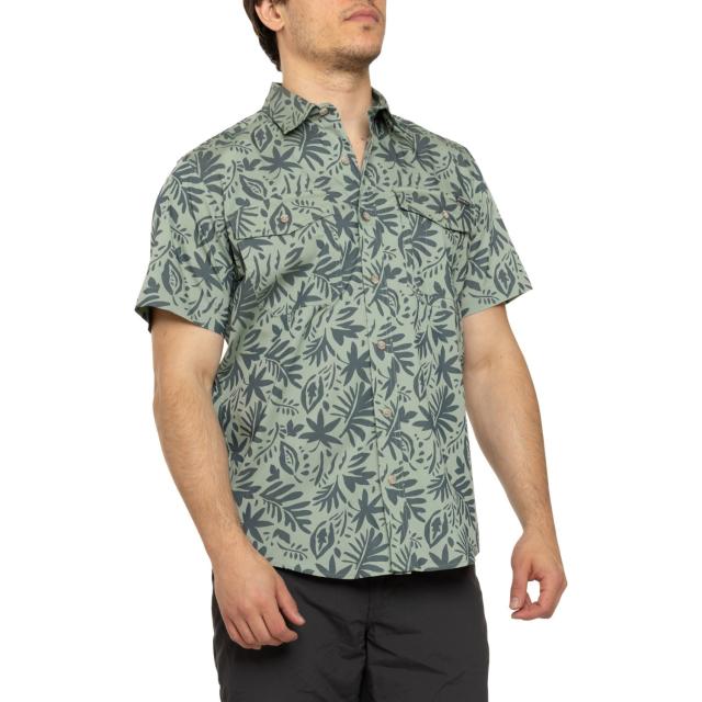 (取寄) エディーバウアー プロ クリーク パフォレイティット シャツ - ショート スリーブ Eddie Bauer Pro Creek Perforated Shirt - Short Sleeve  Eucalyp