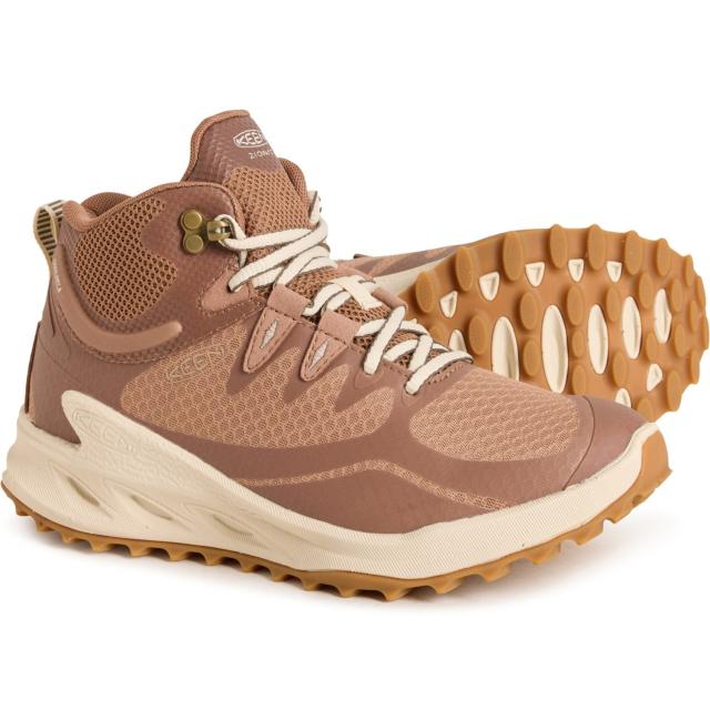 (取寄) キーン レディース シオニック ミッド ハイキング ブーツ Keen women Zionic Mid Hiking Boots (For Women)  Warm Taupe/Birch