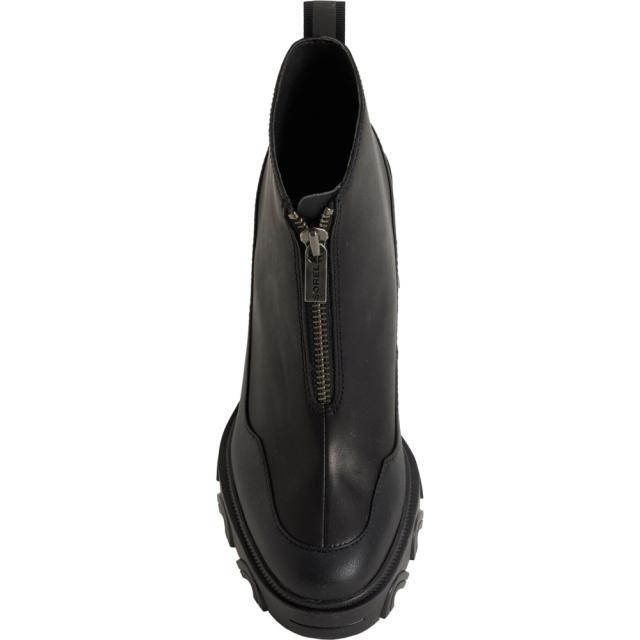 (取寄) ソレル レディース ブレックス フロント ジップ ヒールド ブーツ Sorel women Brex Front Zip Heeled Boots (For Women) Black/ Black 取寄) ソレル レディース ブレックス フロント ジップ ヒールド ブーツ