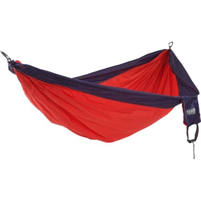 (取寄) エノ シングルネスト ハンモック - レッド-ネイビー ENO SingleNest Hammock - 9'4”x4'7”, Red-Navy  Red/Navy