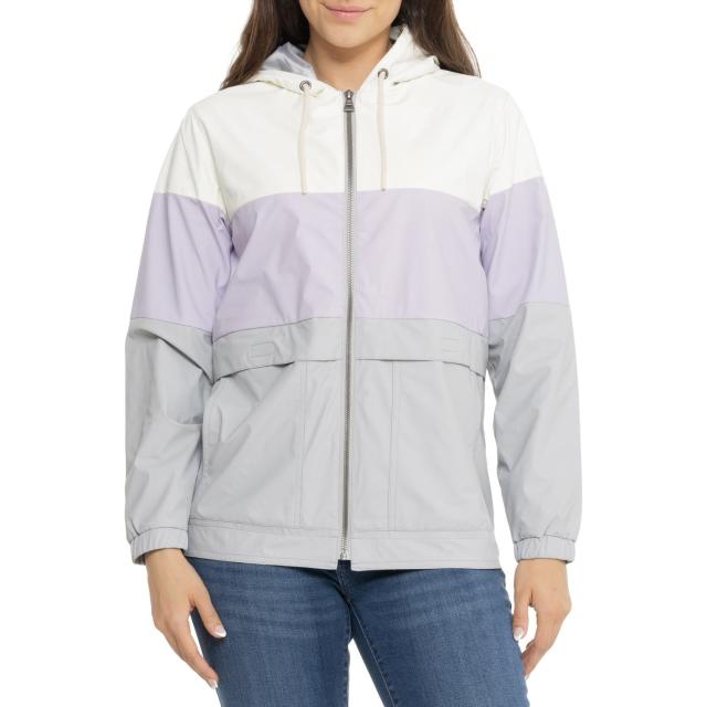 (取寄) ウェザープルーフヴィンテージ レイン スリッカー フーデット ジャケット Weatherproof Vintage Rain Slicker Hooded Jacket  Colorblock