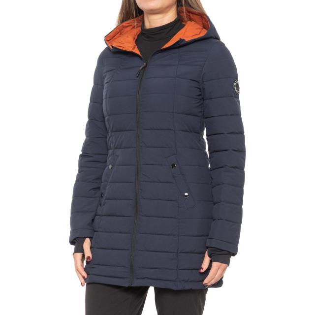 (取寄) HFX レディース ウェロン 3/4 ストレッチ ジャケット HFX women Wellon 3/4 Stretch Jacket (For Women)  Marine Navy/Burnt Orangeの通販は 16,620円