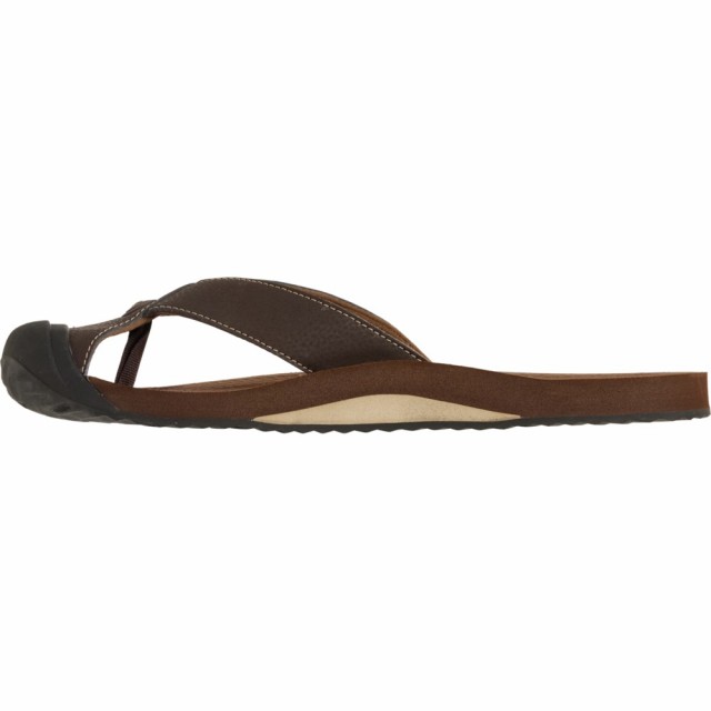 (取寄) キーン メンズ バルバドス TG フリップ-フロップス Keen men Barbados TG Flip-Flops (For Men)  Java/Dark Earthの通販は