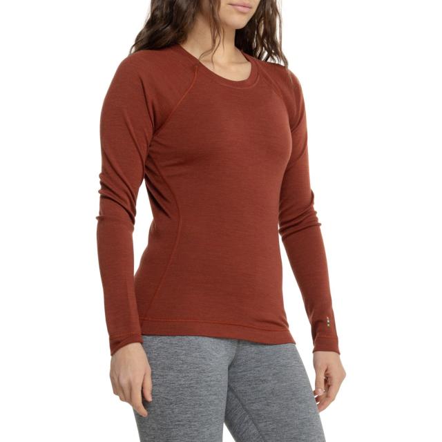 (取寄) スマートウール クラシック サーマル ベース レイヤー トップ - メリノ ウール, ロング スリーブ SmartWool Classic Thermal Base Layer Top - Merino Wool, Long Sleeve Pecan Brown H