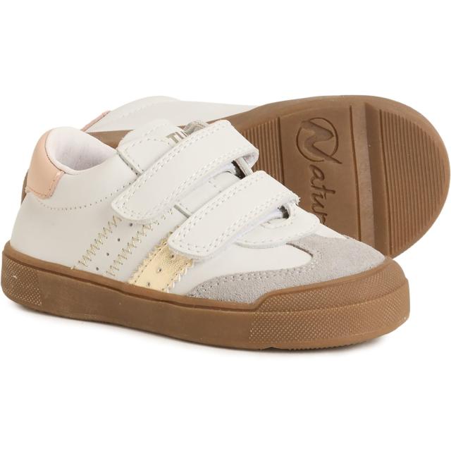 (取寄) ナチュリーノ リトル ガールズ Vl スニーカー - レザー Naturino Little Girls Riby VL Sneakers - Leather  Grey-White