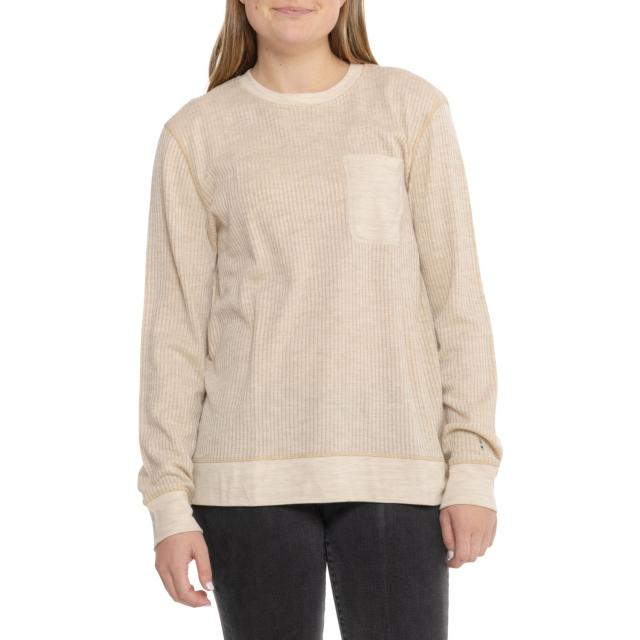 (取寄) スマートウール ライトウェイト サーマル ポケット セーター - メリノ ウール SmartWool Lightweight Thermal Pocket Sweater - Merino Wool Apparel Apparel Toasted Coconut H