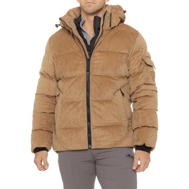 (取寄) ポイントゼロ ジャカード コーデュロイ パファー ジャケット - インサレーテッド POINT ZERO Jacquard Corduroy Puffer Jacket - Insulated  Toast