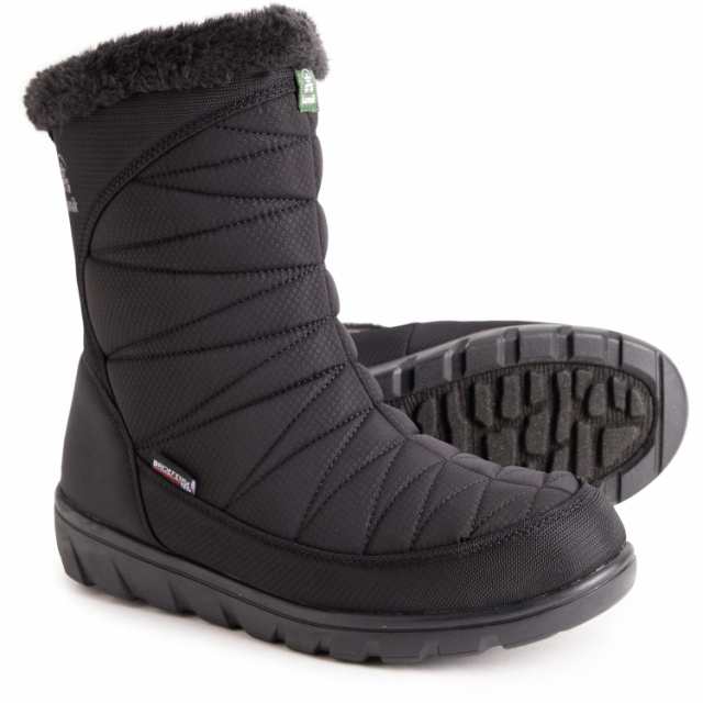 (取寄) カミック レディース ハンナ ジップ スノー ブーツ Kamik women Hannah Zip Snow Boots (For Women)  Blackの通販は