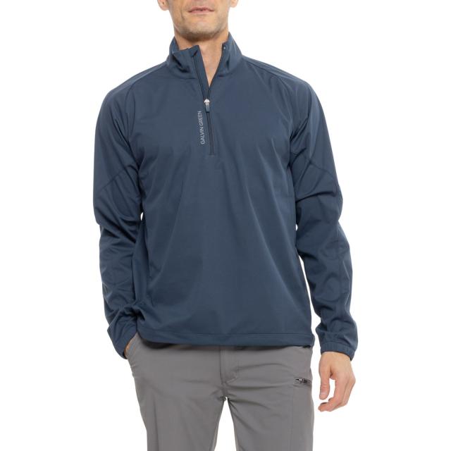 (取寄) ガルビングリーン ルーカス ゴルフ ジャケット - ジップ ネック GALVIN GREEN Lucas Golf Jacket - Zip Neck  Navy