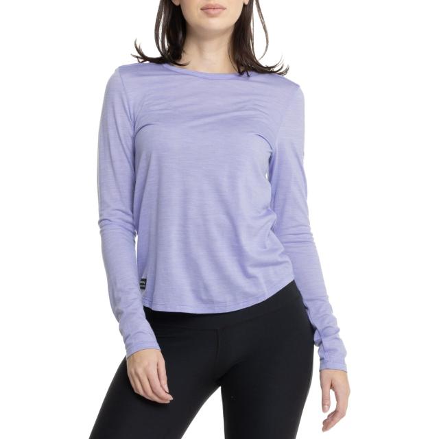 (取寄) サッカニー ペラグリン シャツ - メリノ ウール, ロング スリーブ Saucony Peregrine Shirt - Merino Wool, Long Sleeve  Lilacの通販は