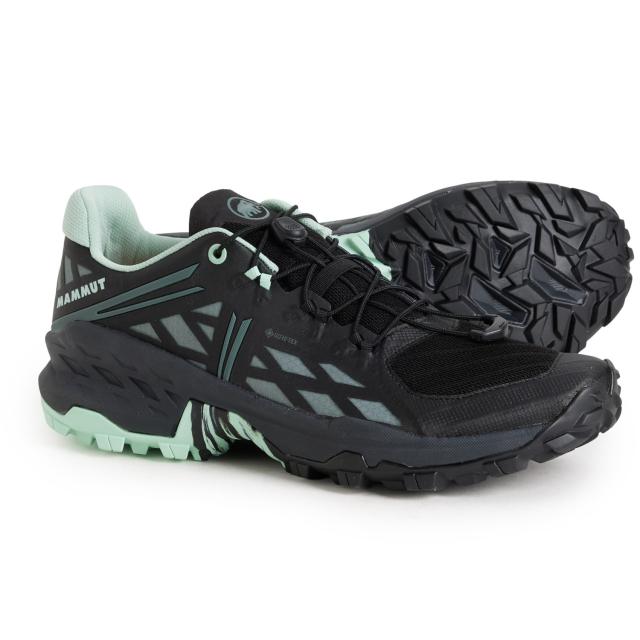 (取寄) マムート レディース サーティック Tr ロウ ゴア-テックス トレイル ランニング シューズ Mammut women Sertig TR Low Gore-Tex Trail Running Shoes (For Women)  Black-Dark Jade