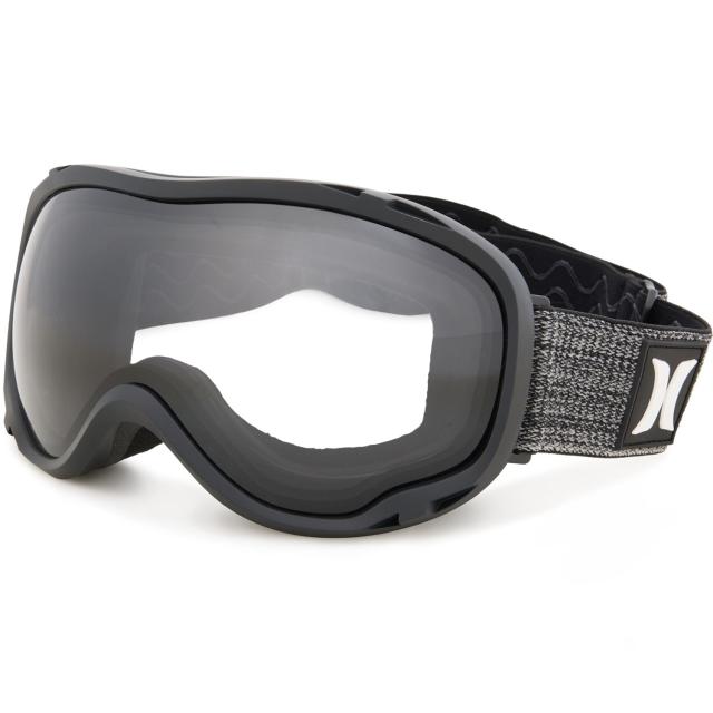 (取寄) ハーレー ソア スフェリカル スキー ゴーグルズ Hurley Soar Spherical Ski Goggles  Black/Lt Grey