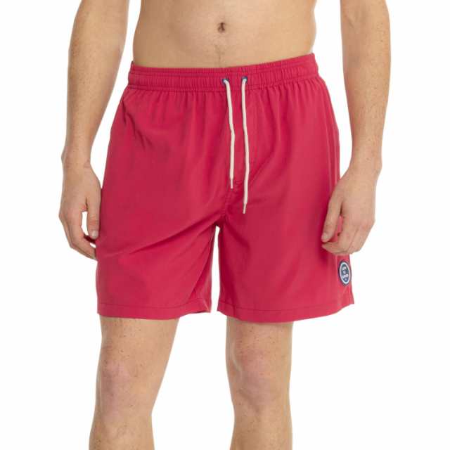 (取寄) ライフイズグッド ソリッド ボードショーツ - Upf 50以上, ビルト-イン ブリーフ Life is Good Life is Good Solid Boardshorts - UPF 50+, Built-In Brief  Faded Redの通販は