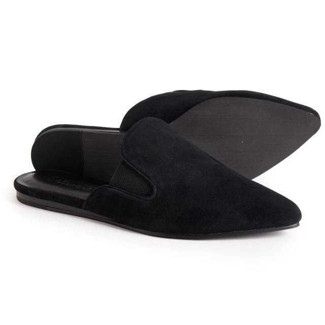 (取寄) スプレンディッド レディース ライザ ポインテッド トゥ フラッツ Splendid women Liza Pointed Toe Flats (For Women)  Black Suedeの通販は 8,179円
