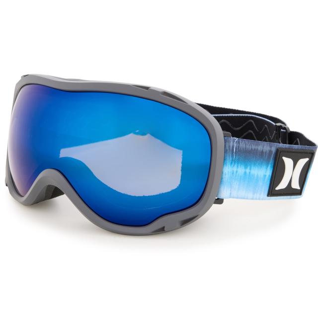 (取寄) ハーレー ソア スフェリカル スキー ゴーグルズ - ミラー レンズ Hurley Soar Spherical Ski Goggles - Mirror Lens  Plum Kitten/Blue