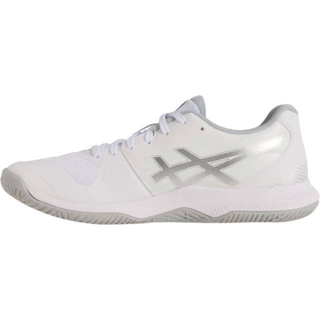(取寄) アシックス レディース ゲル-タクティック 12 バレーボール シューズ ASICS women Gel-Tactic 12 Volleyball Shoes (For Women)  White/Pure Silver