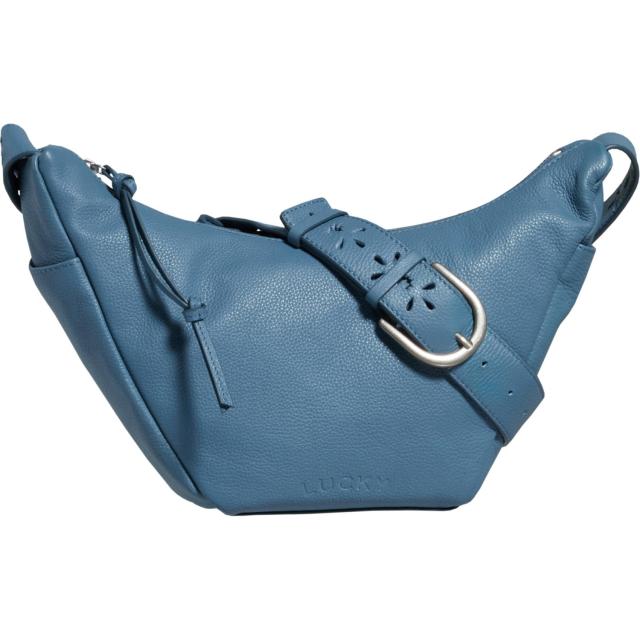 (取寄) ラッキーブランド ララ クロスボディ バッグ - レザー Lucky Brand Lara Crossbody Bag - Leather Coronet Blue