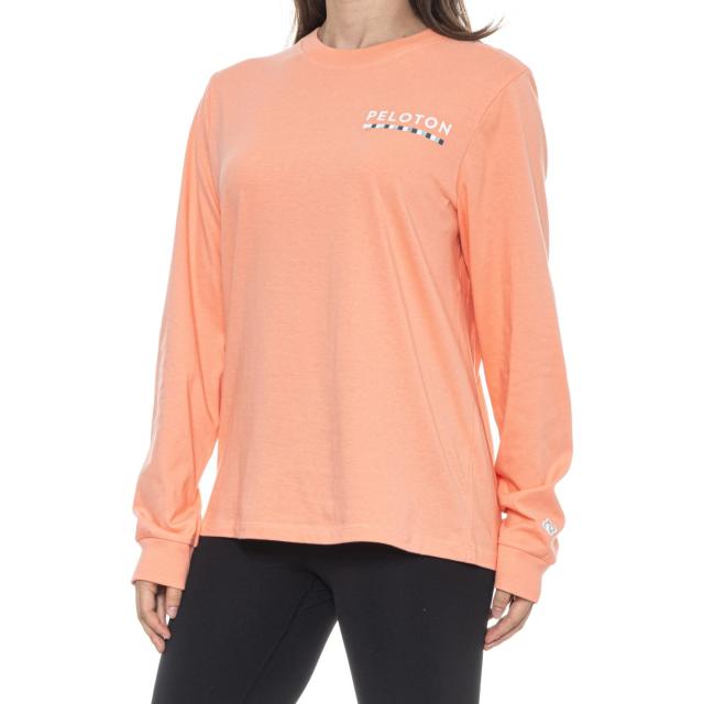 (取寄) ペロトン ウォッシュド クラシック T-シャツ - ロング スリーブ PELOTON Washed Classic T-Shirt - Long Sleeve  Pinkの通販は