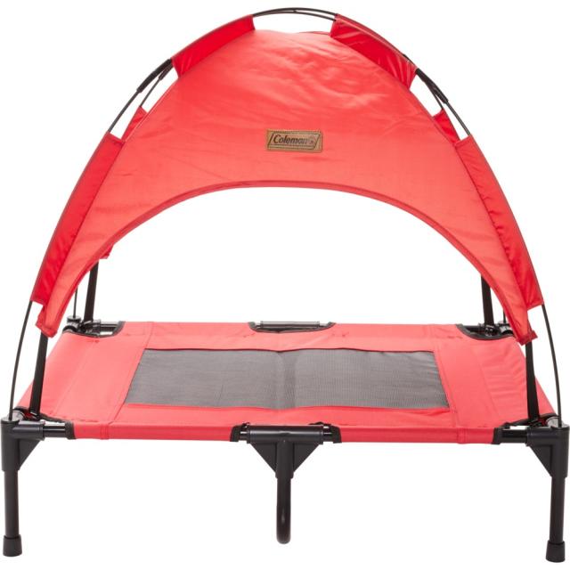 (取寄) コールマン ラージ フォールディング ペット コット ウィズ キャノピー - Coleman Large Folding Pet Cot with Canopy - 30x24x7の通販は