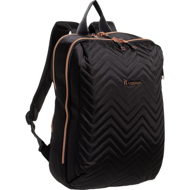 (取寄) ITラゲッジ バックパック - ブラック IT Luggage Bewitching Backpack - Black  Black