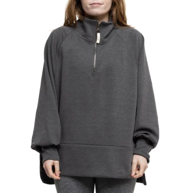 (取寄) balanceコレクション ホイットリー テクスチャー シャツ - ジップ ネック, ロング スリーブ Balance Collection Whitley Textured Shirt - Zip Neck, Long Sleeve  H.Black