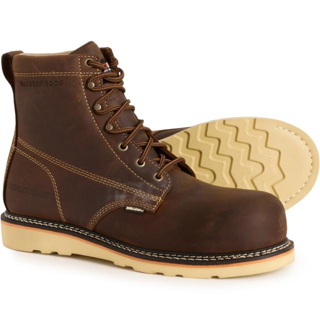 (取寄) メンズ 6インチ ローガン ブーツ Duradero men 6” Logan Boots (For Men)  Crazy Brown