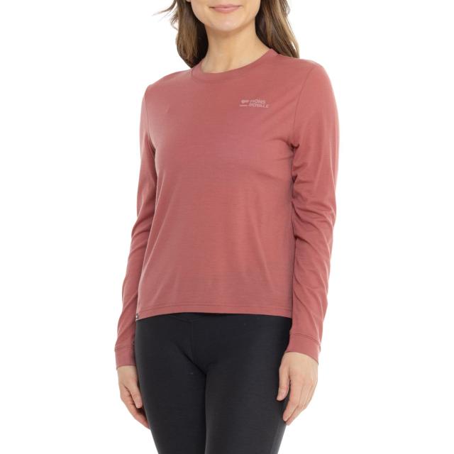 (取寄) モンスロイヤル アイコン リラックスド-フィット シャツ - メリノ ウール, ロング スリーブ Mons e Icon Relaxed Shirt - Merino Wool, Long Sleeve  Terracotta