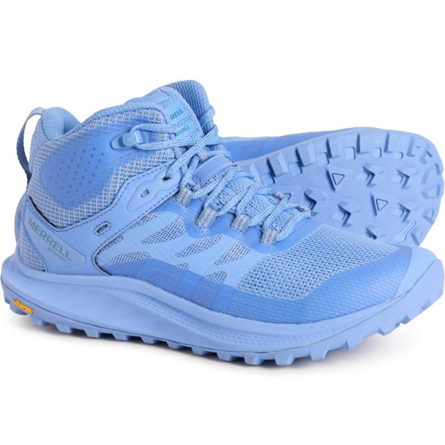 (取寄) メレル レディース アントラ 3 ミッド ハイキング ブーツ Merrell women Antora 3 Mid Hiking Boots (For Women)  Cornflower