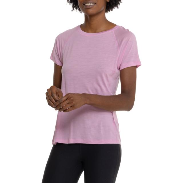 (取寄) スマートウール アクティブ ウルトラライト T-シャツ - メリノ ウール, ショート スリーブ SmartWool Active Ultralite T-Shirt - Merino Wool, Short Sleeve Active Light Pinkの通販は 8,450円