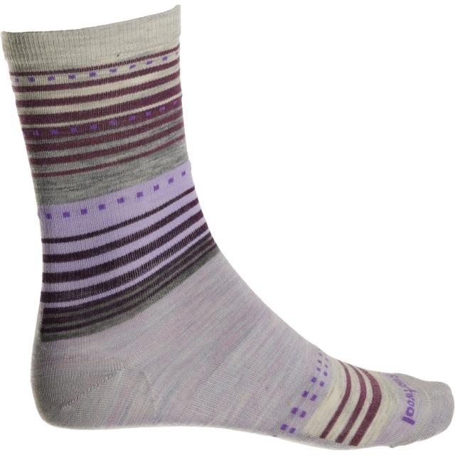 (取寄) スマートウール レディース エブリデイ ステッチ ストライプ ゼロ クッション ソックス SmartWool women Everyday Stitch Stripe Zero Cushion Socks (For Women) Purple Eclipseの通販は 5,372円