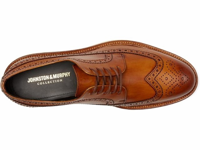 (取寄) ジョンストン&マーフィー コレクション メンズ ジェームソン ロングウィング Johnston & Murphy Collection men Johnston & Murphy Collection Jameson Longwing Tanの通販は