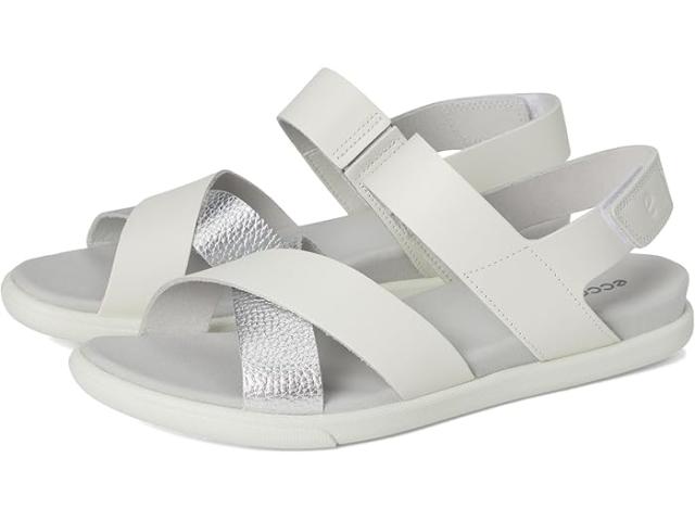 (取寄) エコー レディース サマラ サンダル ECCO women Samara Sandal White/Pure Silver